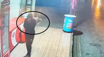 Yüzünü eliyle kapatarak büfeden alkol çalan hırsız yakayı ele verdi