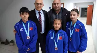 Arslantürk başarılı sporcuları ağırladı