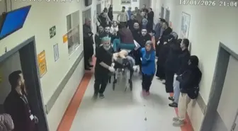 Atlas Çağlayan'ın hastaneye getirildiği anların görüntüsü ortaya çıktı