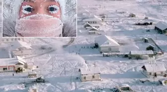 Dünyanın en soğuk yeri Oymyakon'da eksi 71'de yaşam mücadelesi