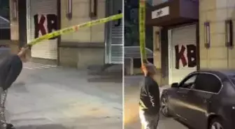 Dünya onu konuşuyor! Hayattan sıkılıp 'otopark bariyeri' oldu