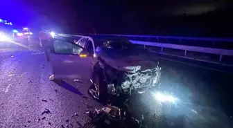 Kırklareli'de otomobiller çarpıştı: 6 yaralı