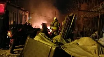 Payas'ta hurdalık alan alevlere teslim oldu