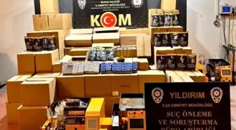 Bursa'da kaçak tütün operasyonu: 460 kilo tütün yakalandı