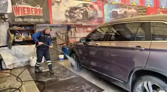 Dondurucu soğuklar ve kar yağışı oto yıkama taleplerini düşürdü