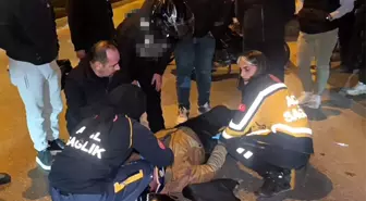 Dönüş yasağı olan yerden dönen otomobil motosikletle çarpıştı: 1 yaralı