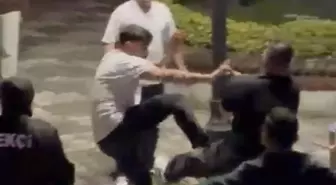 İki grup arasındaki kavgaya polis havaya ateş açarak müdahale etti; 2 gözaltı