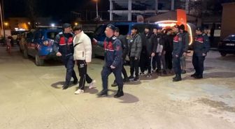 İnegöl'de 9 kaçak göçmen yakalandı