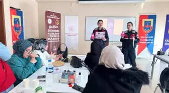 Muş'ta kadınlara yönelik KADES bilgilendirmesi