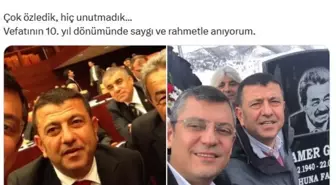 Özgür Özel, Kamer Genç'i andı