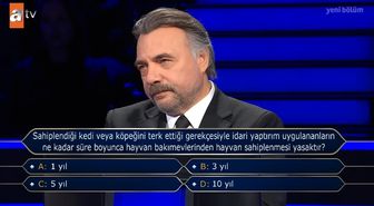 Sahiplendiği kedi veya köpeğini terk ettiği gerekçesiyle idari yaptırım uygulananların ne kadar süre boyunca hayvan bakımevlerinden hayvan ...