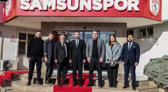 Samsun Yeşilay şubesi Samsunspora ziyaret gerçekleştirdi
