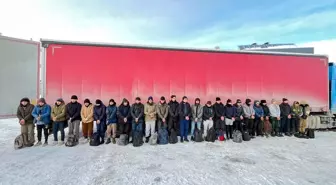 Sivas'ta 25 düzensiz göçmen yakalandı