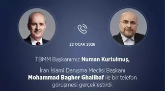 TBMM Başkanı Kurtulmuş, İran İslami Danışma Meclisi Başkanı Ghalibaf ile telefonda görüştü