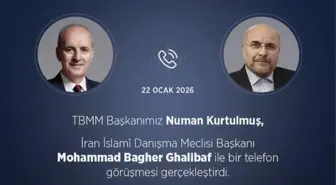 TBMM Başkanı Kurtulmuş, İranlı mevkidaşı Ghalibaf ile görüştü