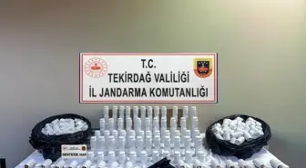 Tekirdağ'da narkotik operasyonu: Yüklü miktarda sentetik ecza ele geçirildi