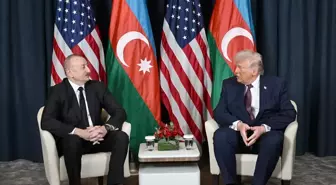 Trump ve Aliyev, Davos'ta görüştü