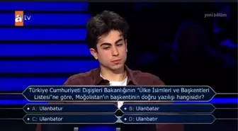 Türkiye Cumhuriyeti Dışişleri Bakanlığının 'Ülke İsimleri ve Başkentleri Listesi'ne göre, Moğolistan'ın başkentinin doğru yazılışı hangisidir?