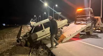 Yola fırlayan domuza çarpan otomobil sürücüsü hayatını kaybetti