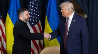 Zelenskiy ile Trump, Davos'ta görüştü