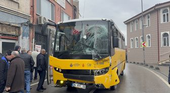 Beykoz'da 2 İETT otobüsünün çarpıştığı kazada 7 kişi yaralandı