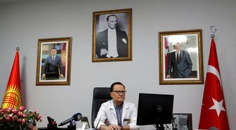 Bişkek Kırgız-Türk Dostluk Devlet Hastanesi Başhekimi Olsun, AA'nın 'Yılın Kareleri' oylamasına katıldı