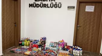 Çorum'da bakkalda bulunan tarihi geçmiş 934 ürüne el konuldu