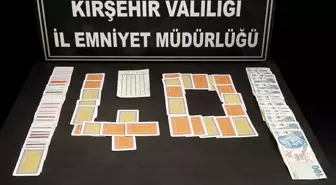 Kırşehir'de kumar oynayan 3 kişiye 34 bin 812 lira ceza kesildi