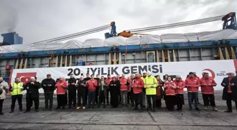 Mersin'den Gazze'ye 20'nci 'İyilik Gemisi' yola çıktı