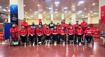 Paralimpik Masa Tenisi Milli Takımı Antalya'da kampa girdi