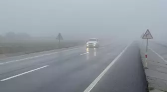 Tekirdağ'da sis etkili oldu