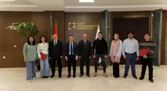 Uluslararası araştırmacılardan TOGÜ Rektörü Yılmaz'a ziyaret