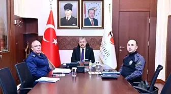 Vali Yılmaz, Video Konferans Sistemi üzerinden düzenlenen toplantıya katıldı