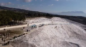 Çinli turistlerin gözdesi Pamukkale'de vize muafiyeti memnuniyeti