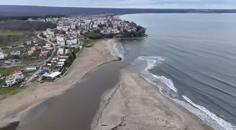 Kırklareli'nde Mert Gölü yeniden denizle birleşti