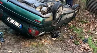 Kontrolden çıkan otomobil takla attı: 1 ölü