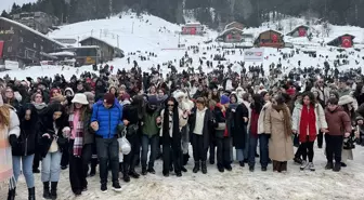 Rize'de '18. Kardan Adam Kış Festivali' başladı