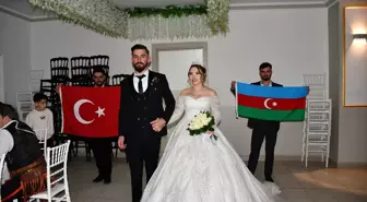 Samsun'a Azerbaycan'dan gelin geldi