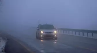 Sertavul Geçidi'nde sis etkili oluyor