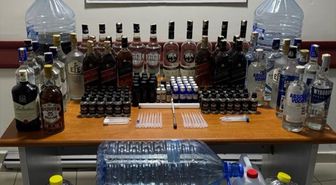 Sinop'ta sahte içki operasyonunda 1 şüpheli yakalandı