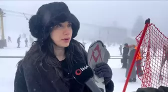 Sömestr tatilinde Uludağ'a büyük ilgi, pistler hınca hınç doldu