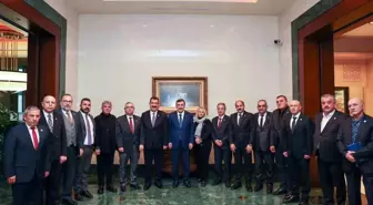 TÜRKYED Başkanı Çelik, Cumhurbaşkanı Yardımcısı Yılmaz'a, küçükbaş hayvan yetiştiricilerinin sorunlarını anlattı