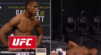 UFC dövüşçüsü Cameron Smotherman korkuttu, tartıdan indi bayıldı