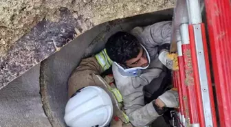 Antakya'da kuyuya düşen vatandaş yaralandı