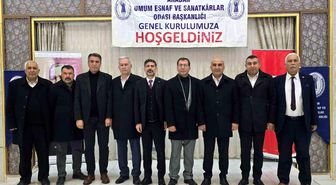 Araban'da esnaf odası başkanı Ahmet Karakuş güven tazeledi
