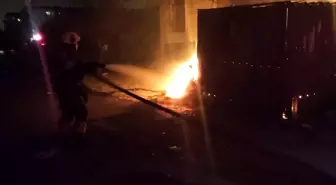 Arsuz'da müstakil evden alevler yükseldi