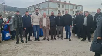 Beypazarı'ndan 42 kişi umre ibadeti için kutsal topraklara uğurlandı