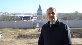 Edirne Valisi Sezer, Edirne Sarayı'nın ihya çalışmalarını inceledi