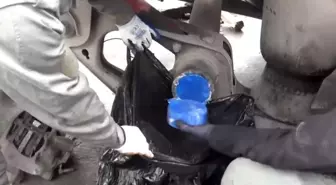 Esenyurt'ta ağır tonajlı aracın jantından 54 kilo uyuşturucu çıktı