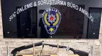 Gaziantep'te silah ve uyuşturucuyla yakalanan 4 kişi gözaltına alındı